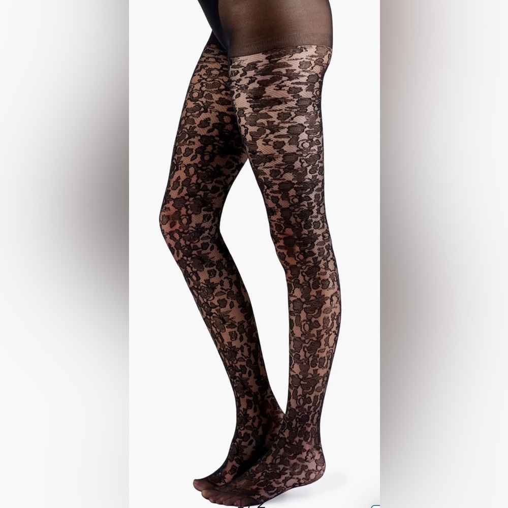 🌸 Pretty Polly Floral Lace Sheer Tights Brand New Choose Size